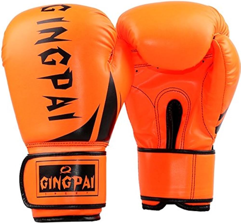 GINGPAI ボクシンググローブ 10oz オレンジ